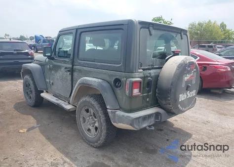 2021 Jeep Wrangler Sport 4X4 from USA, damaged, VIN 1C4GJXAG2MW591435